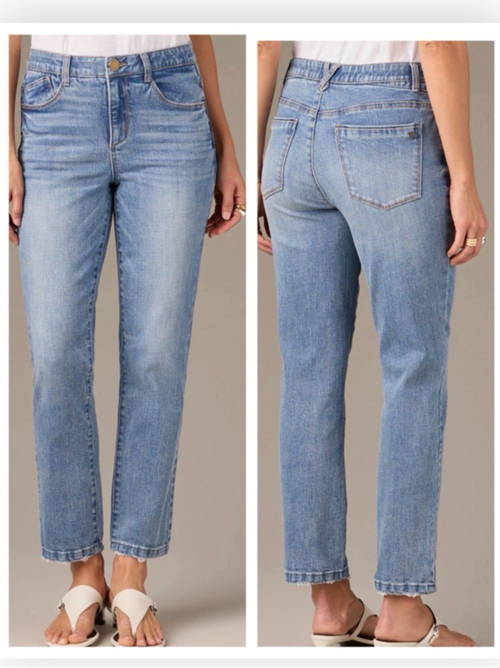 Wit & Wisdom Logan Vintage Skinny jean, Distressed Hem $78